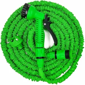 125ft green 25ft-100ft Expandable Flexible Garden Hose Water Pipe With Spray Gun AZ23022