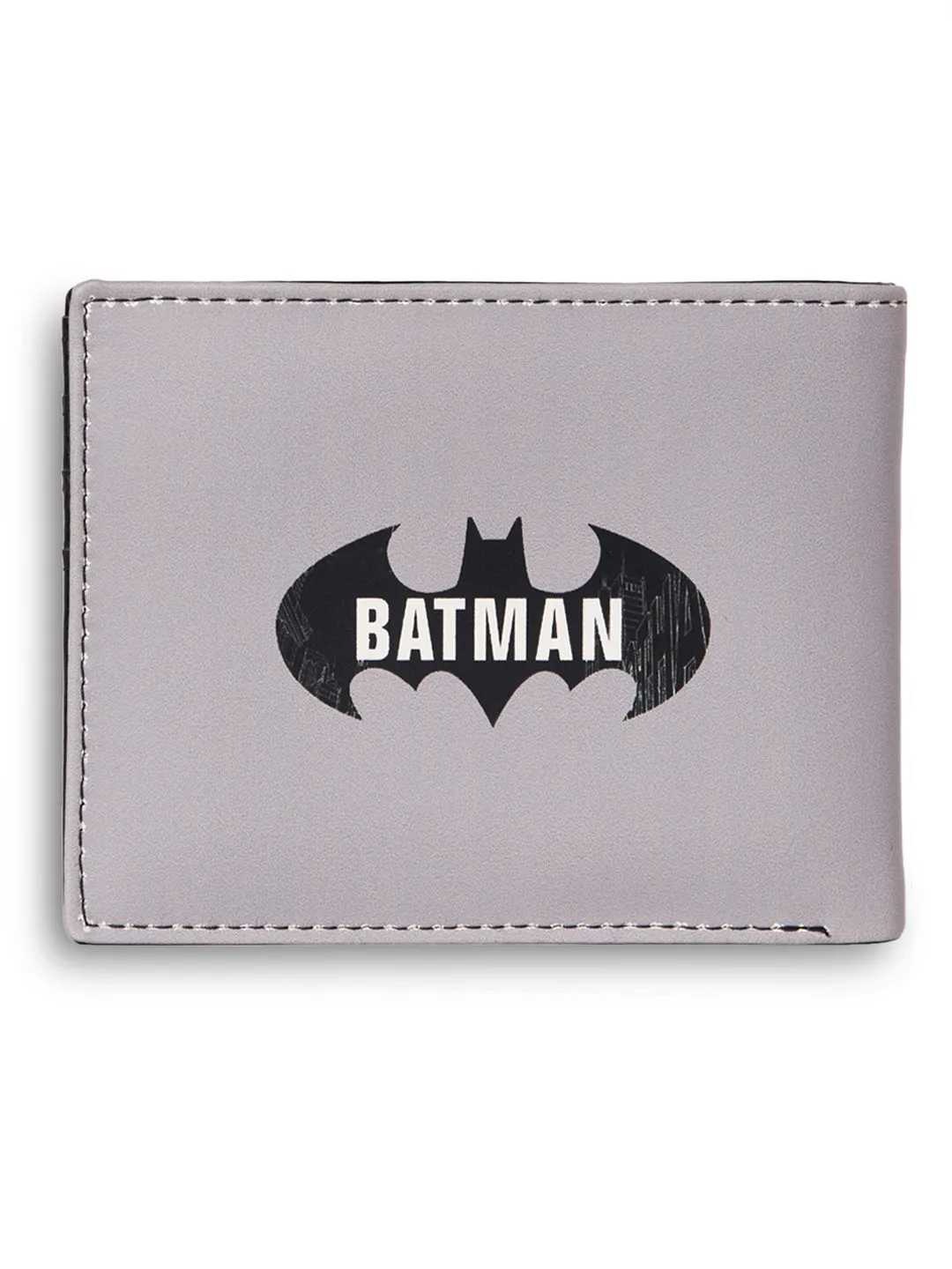 14123 Batman Grey Bifold Wallet with Metal Box
