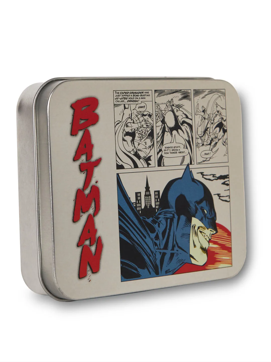 14123 Batman Grey Bifold Wallet with Metal Box