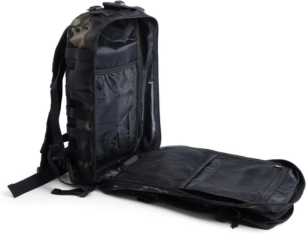 (45L) Tactical Military Backpack MOLLE System Outdoor Camping Backpack - Camouflage