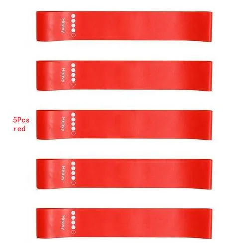 5pcs/set Yoga Resistance Rubber Bands Expander Belt Fitness