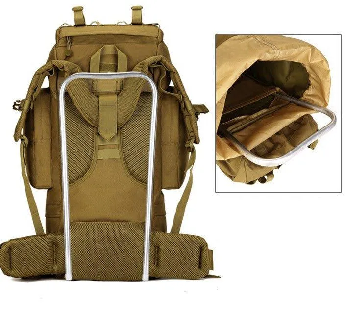 70L Camping Molle Backpack Mountaineering Climbing 100L