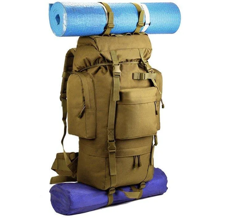 70L Camping Molle Backpack Mountaineering Climbing 100L
