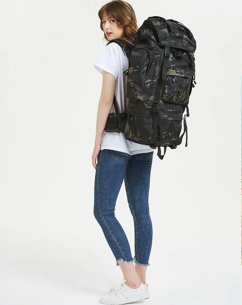 70L Camping Molle Backpack Mountaineering Climbing 100L