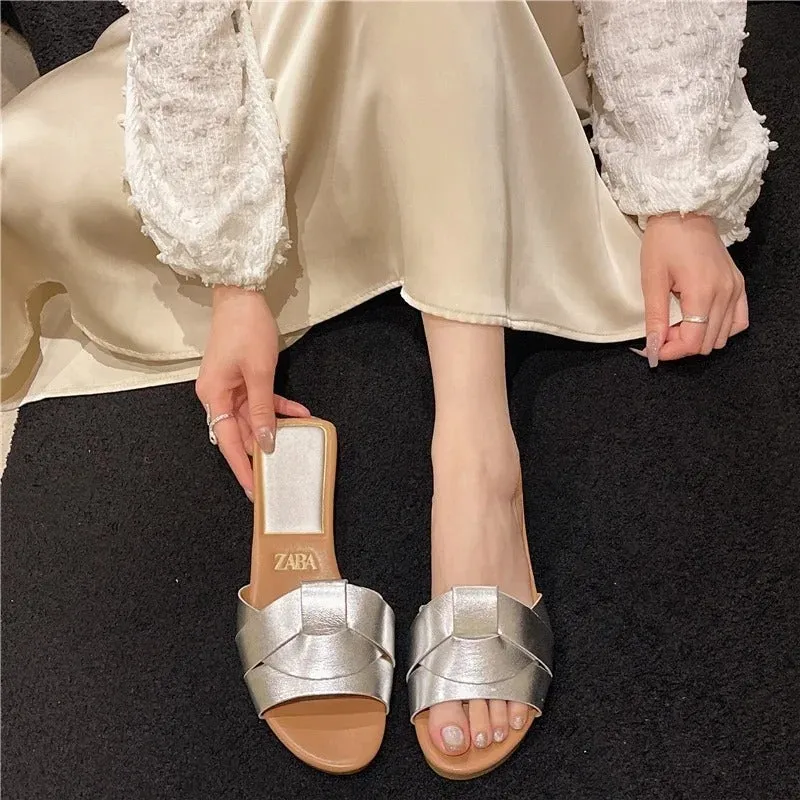 Adeline - Luxurious Flat Sandals for Women