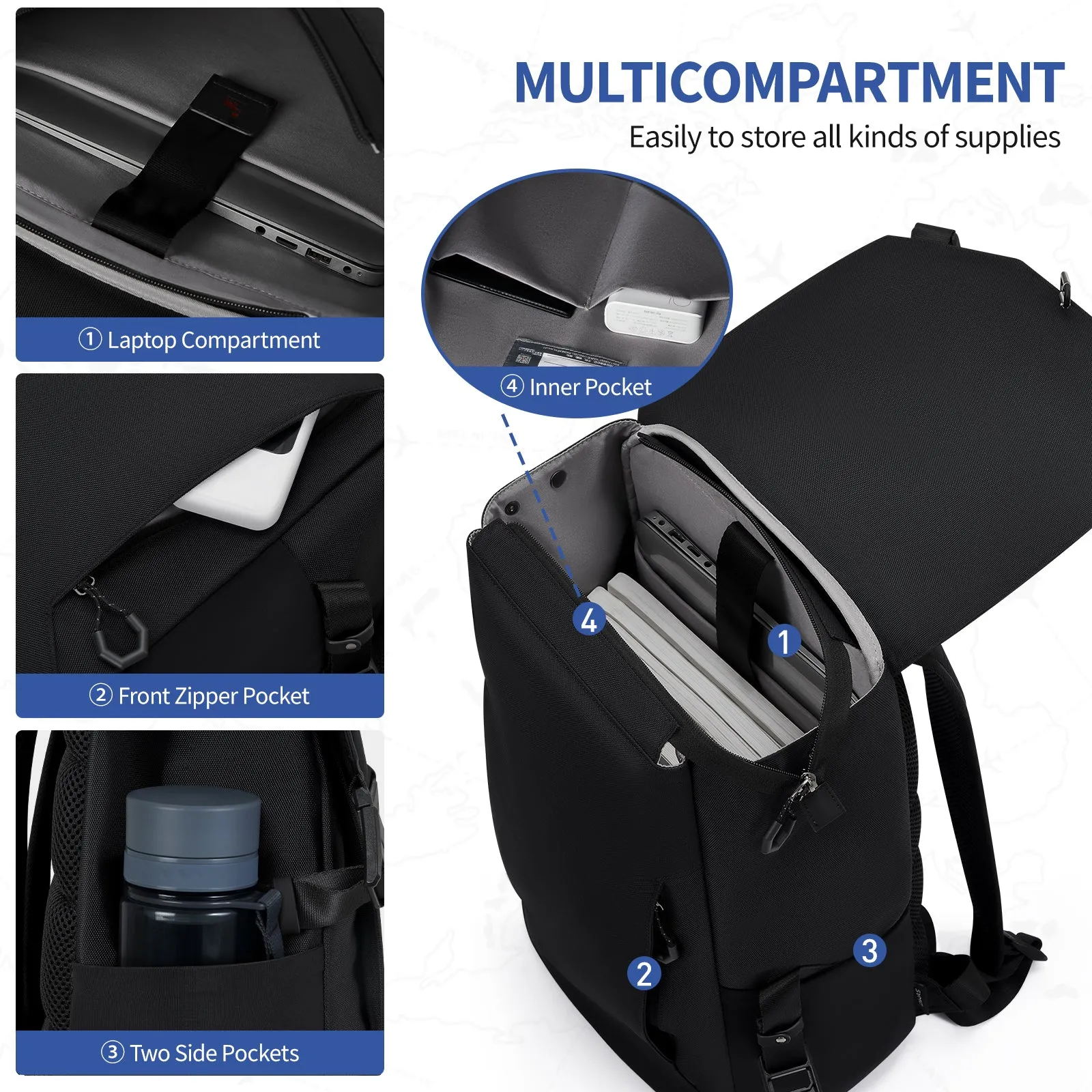 AEROFANT 15.6” Laptop Backpack