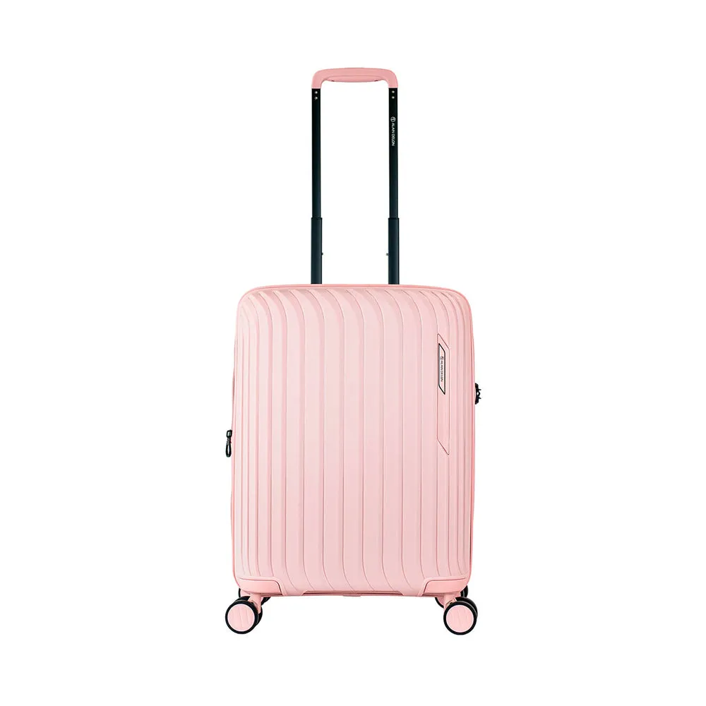 ALAIN DELON AD-1016 20" Polypropylene Double-Wheel Expandable Hard Case Spinner - Pink