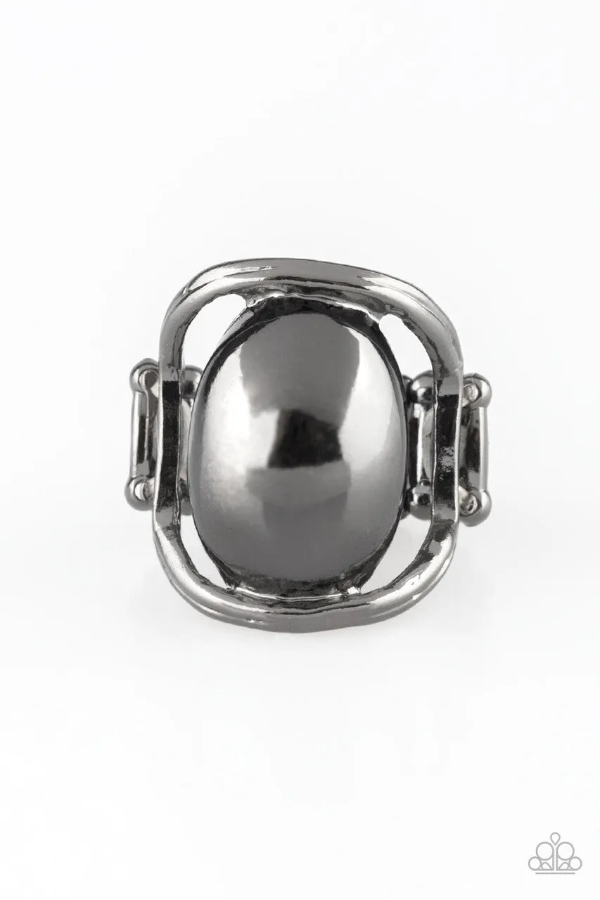 All Shine, All the Time Black Paparazzi Ring