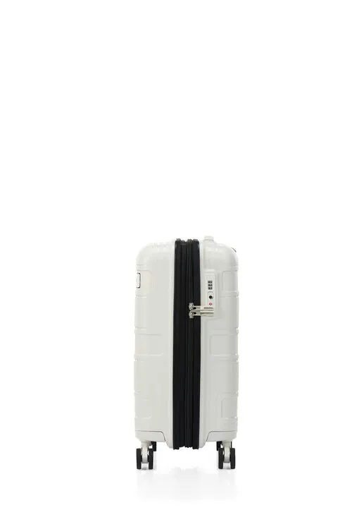 AMERICAN TOURISTER LIGHT MAX 55CM OFF-WHITE