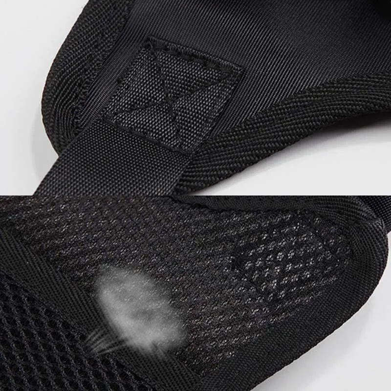 Anti-theft Hidden Underarm Strap Wallet Nylon Holster Bag Double Shoulder Pocket