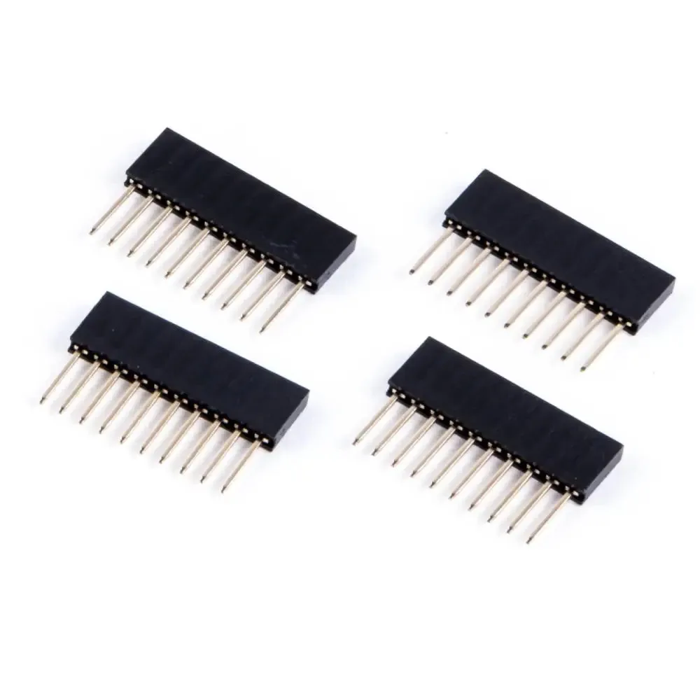 Arduino 積み重ね可能なヘッダー  -  10ピン（4個入り）
