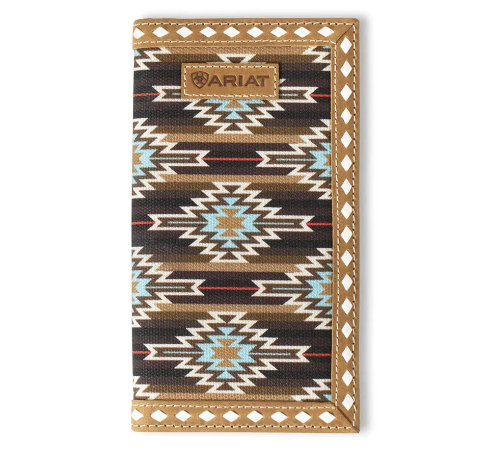 Ariat Southwestern Diamond Checkbook / Wallet