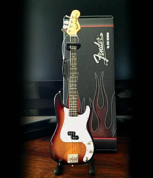Axe Heaven Fender Precision Bass - Sunburst Miniature Guitar Replica Collectible