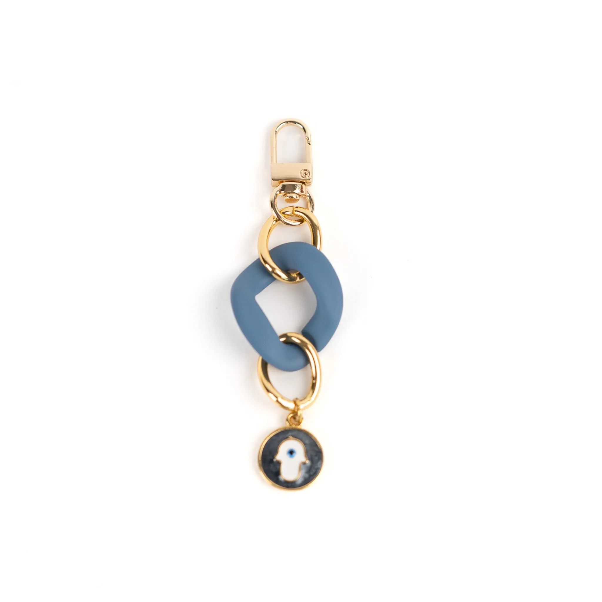Bag Charm Blue Hand