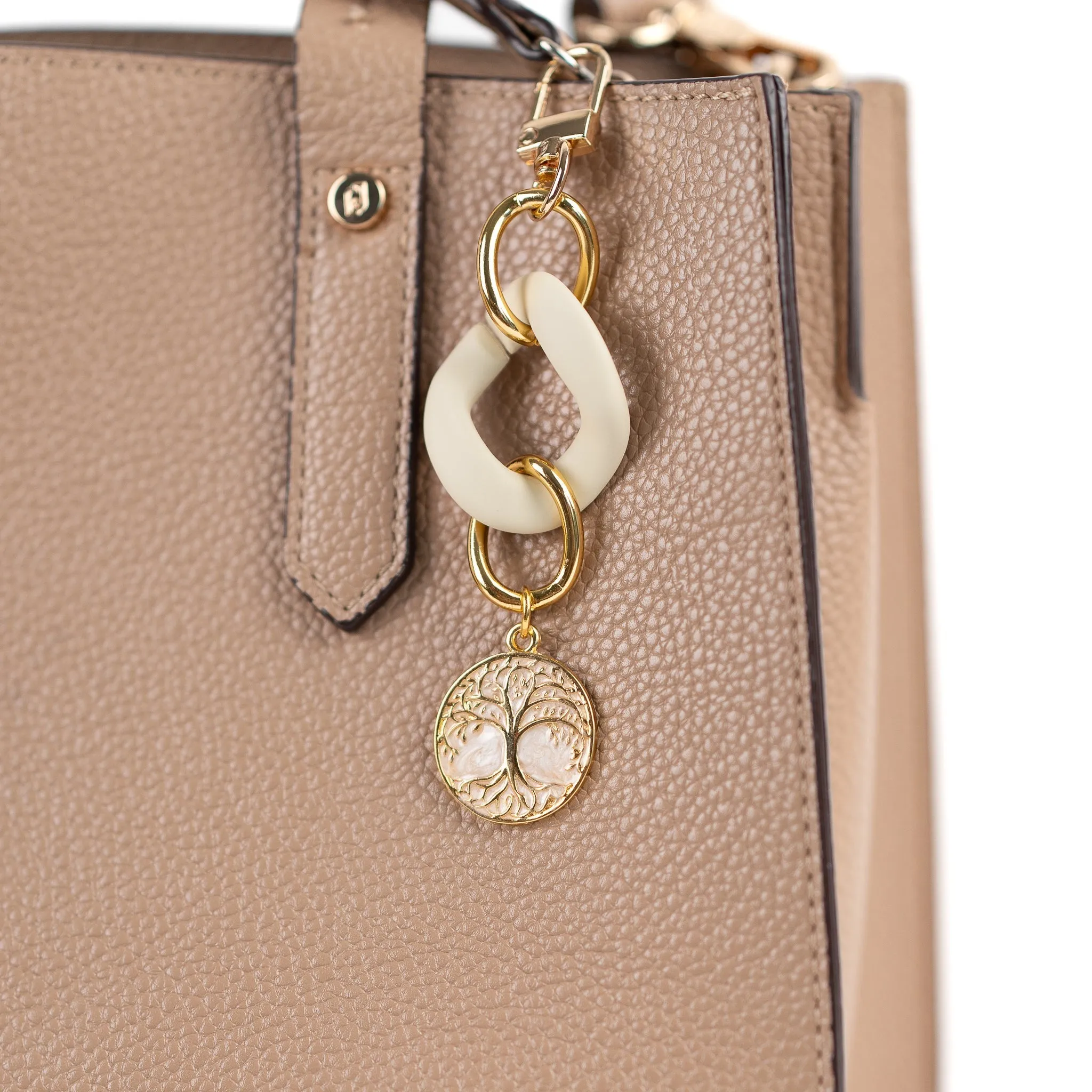 Bag Charm Blue Hand