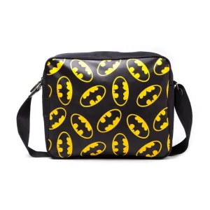 Batman - All-Over Print Black Messenger Bag