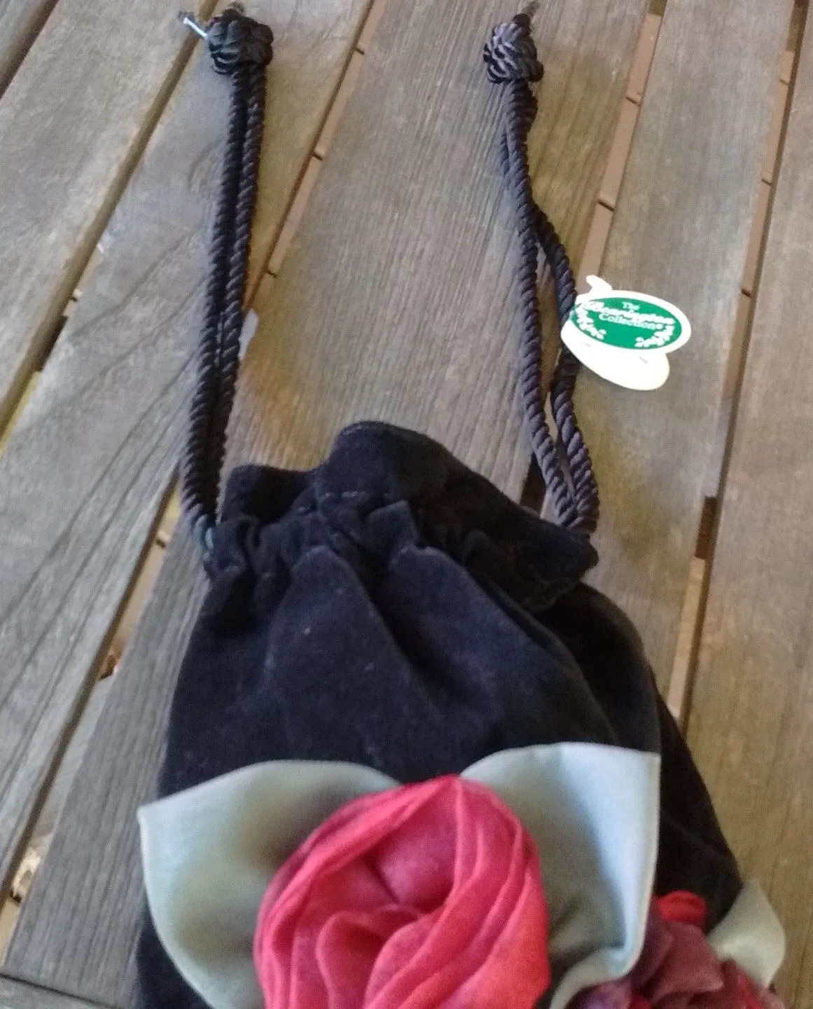 Bearington Vintage Rose Bag Hand Made Rose Petals Fashionable