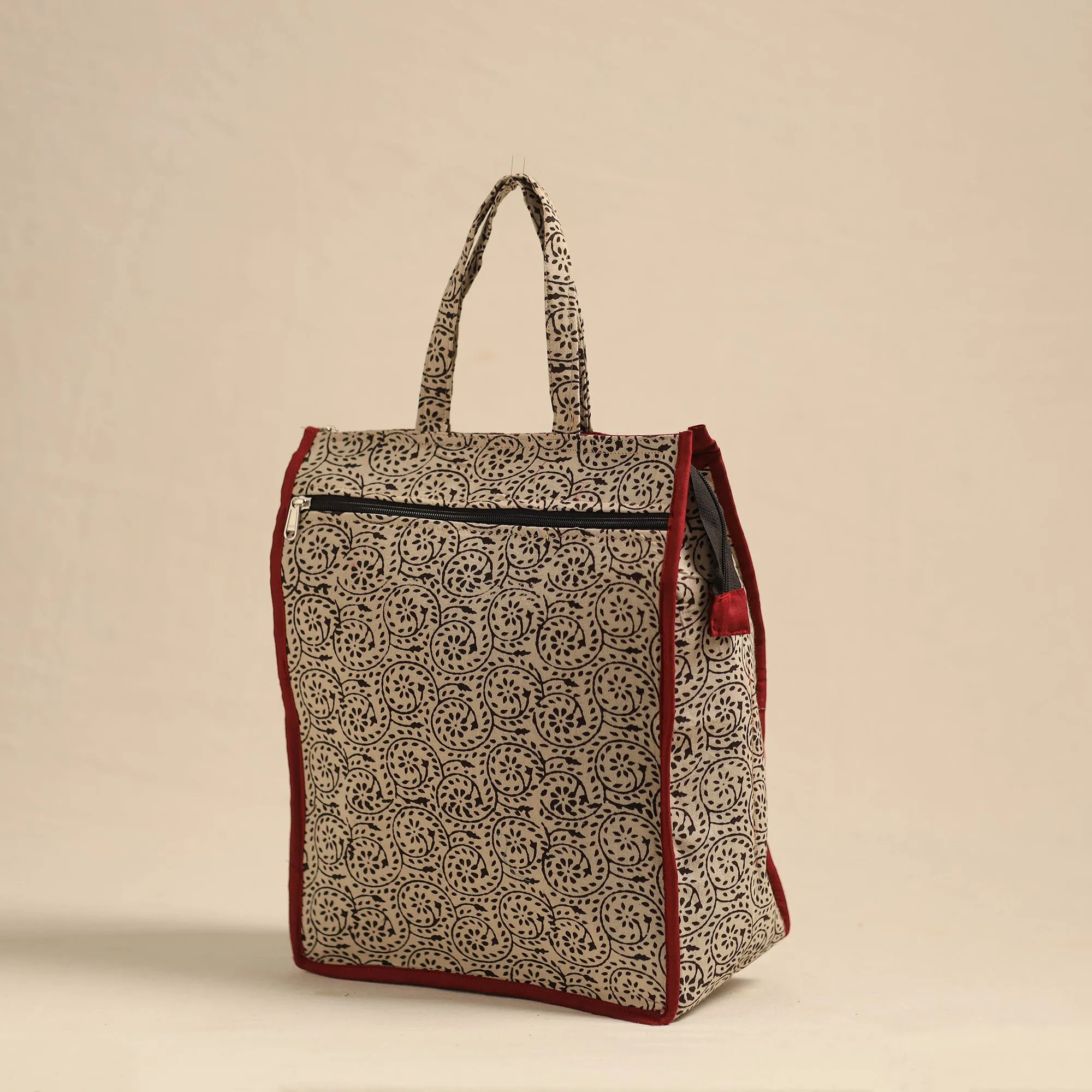 Beige - Eco-Friendly Handmade Cotton Handbag for Women 06