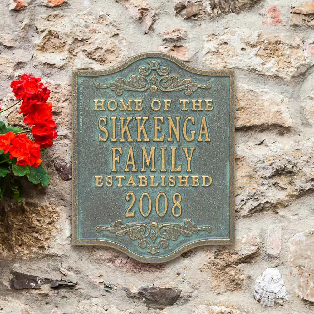 Bell Buena Vista Anniversary Wedding Event Plaque