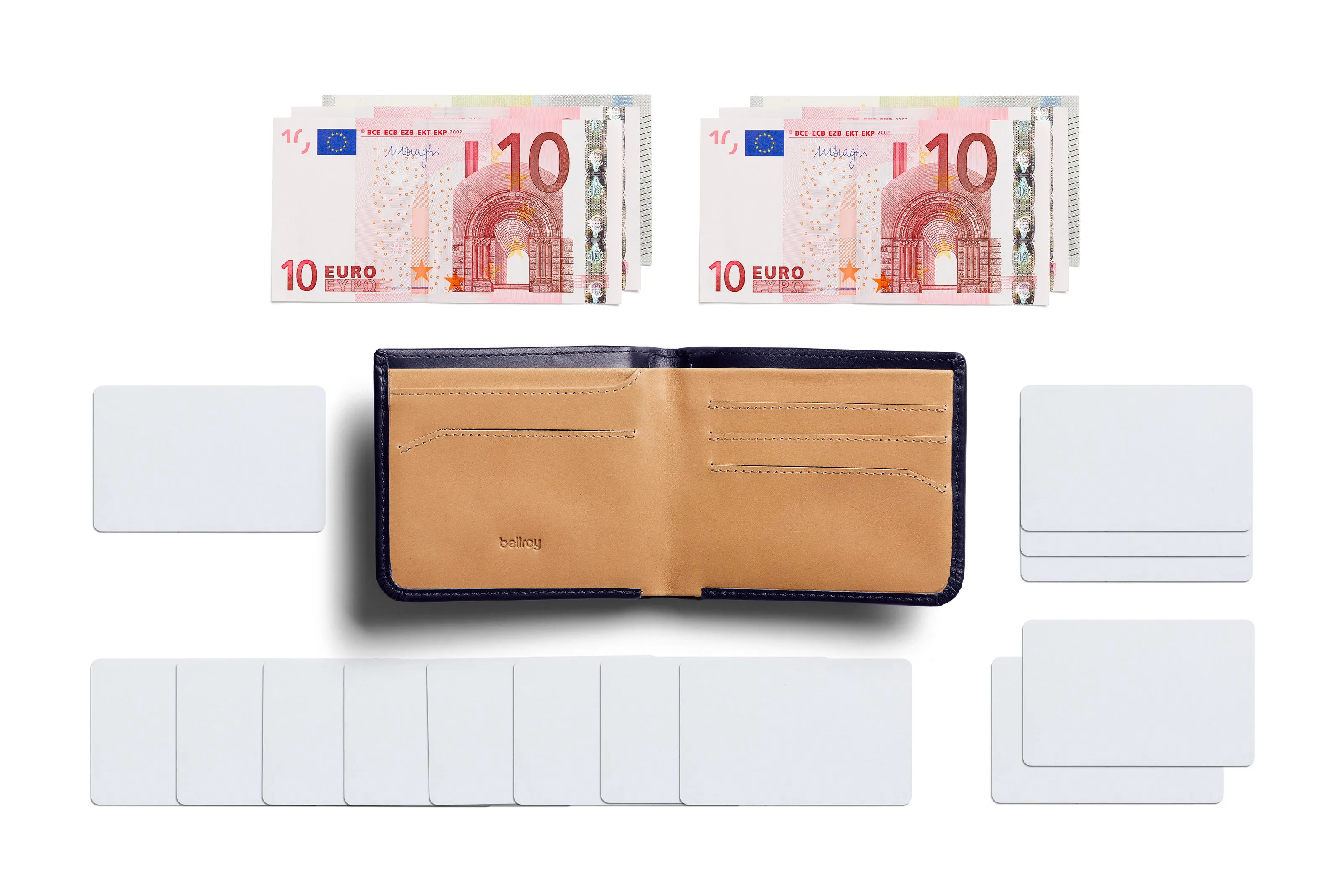 Bellroy Hide & Seek Hi Wallet -Navy