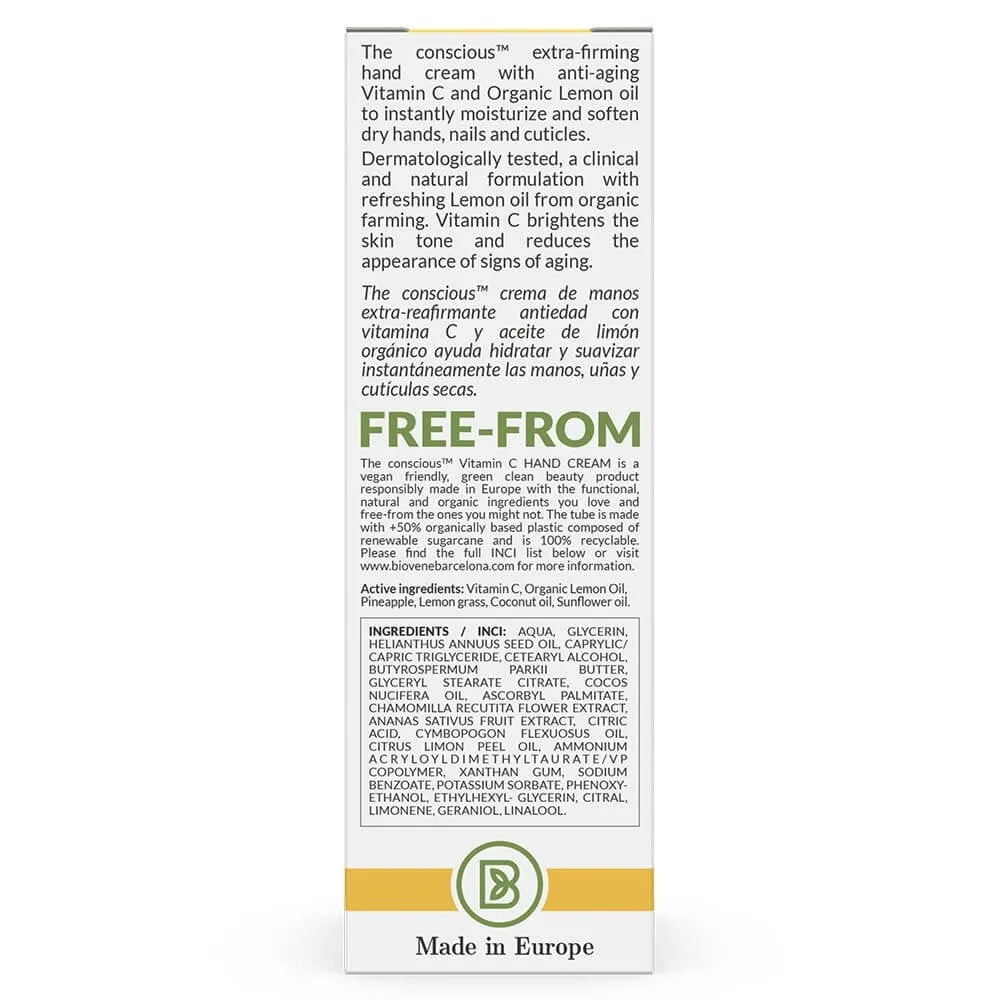 Biovene The Conscious No. 1 Vitamin C Extra-Firming Hand Cream 50ml