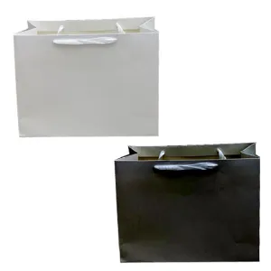 Black Or White Gift Bag - 32cm x 25cm x 11cm