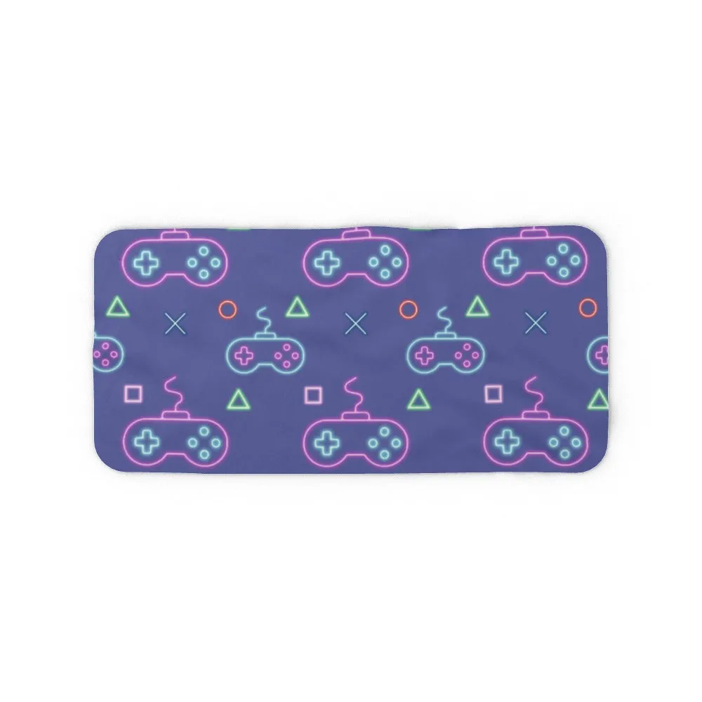 Blanket Scarf - Gaming Neon Light Purple