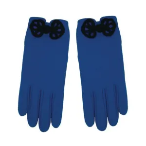 Blue Gloves with Frog Fastener