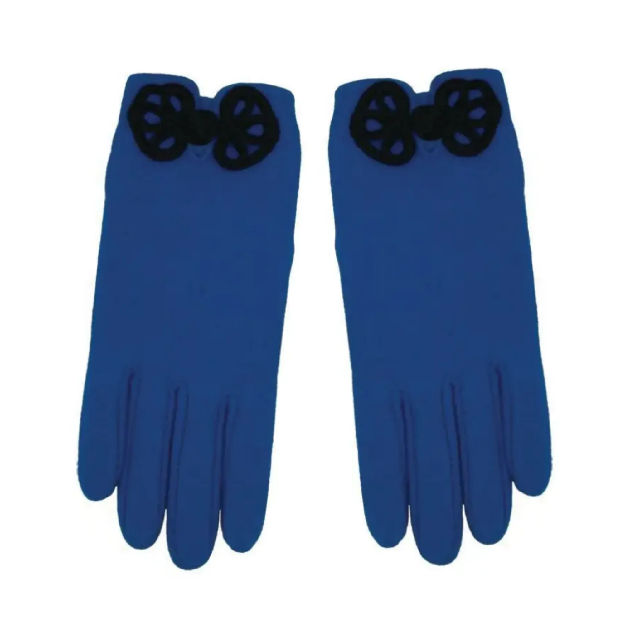 Blue Gloves with Frog Fastener