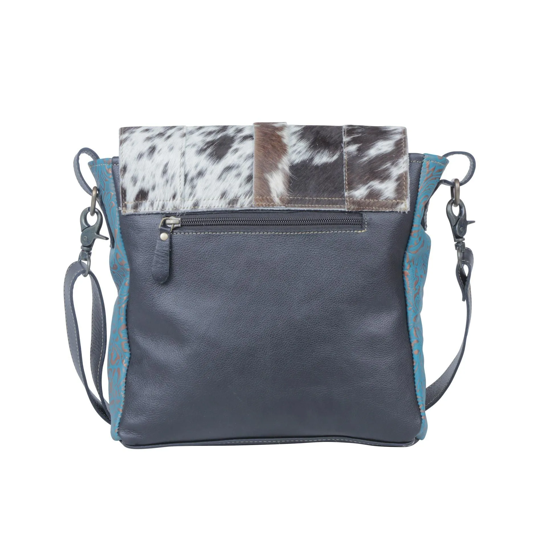 Blue Rose Leather & Hide Bag