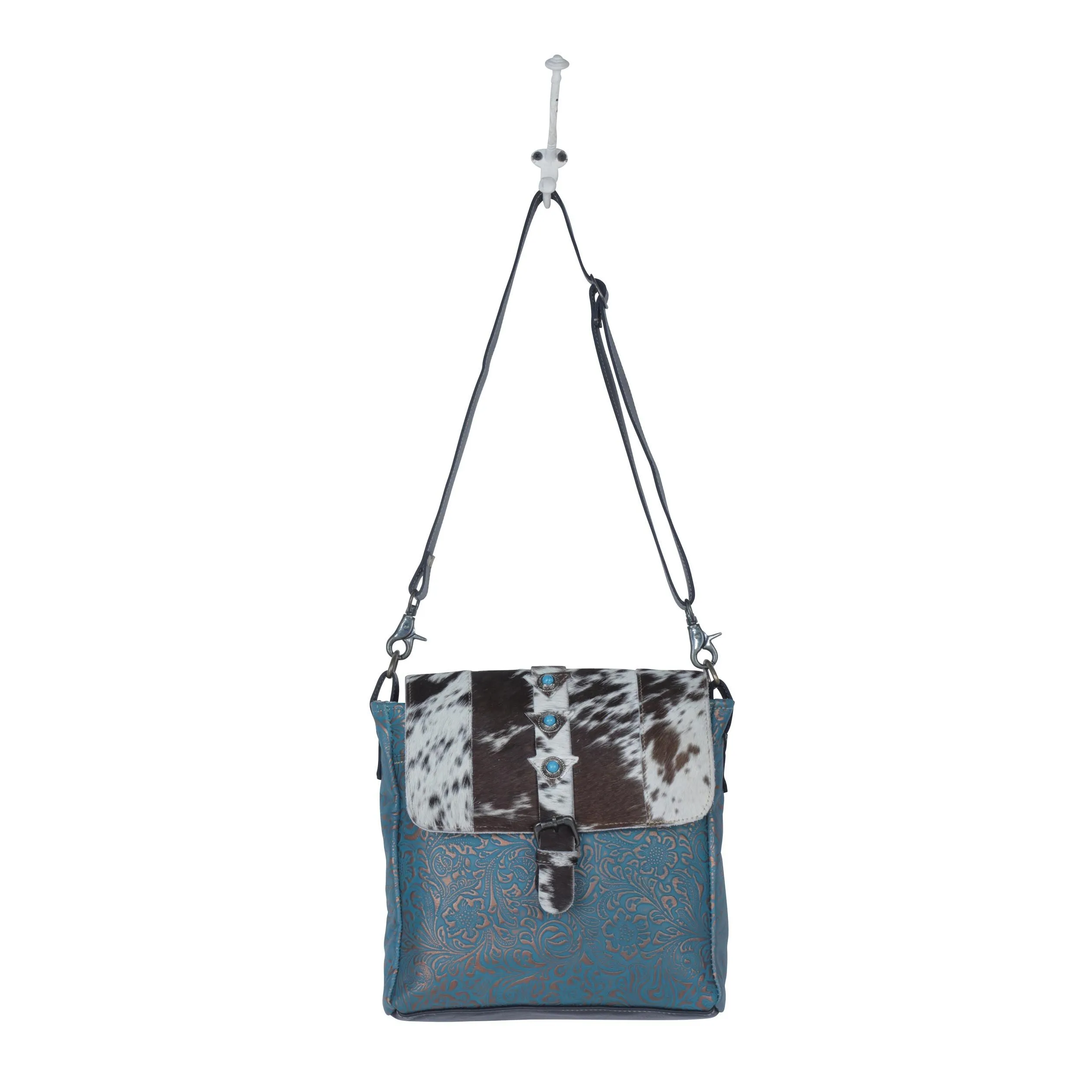 Blue Rose Leather & Hide Bag