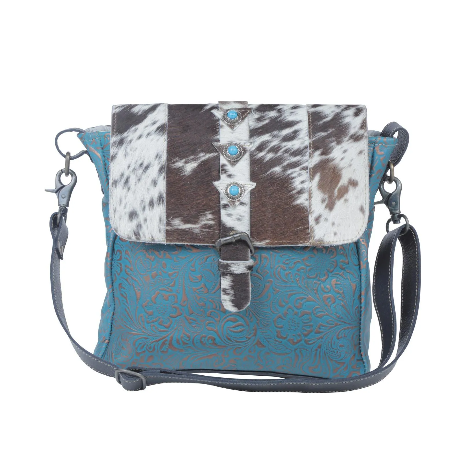 Blue Rose Leather & Hide Bag