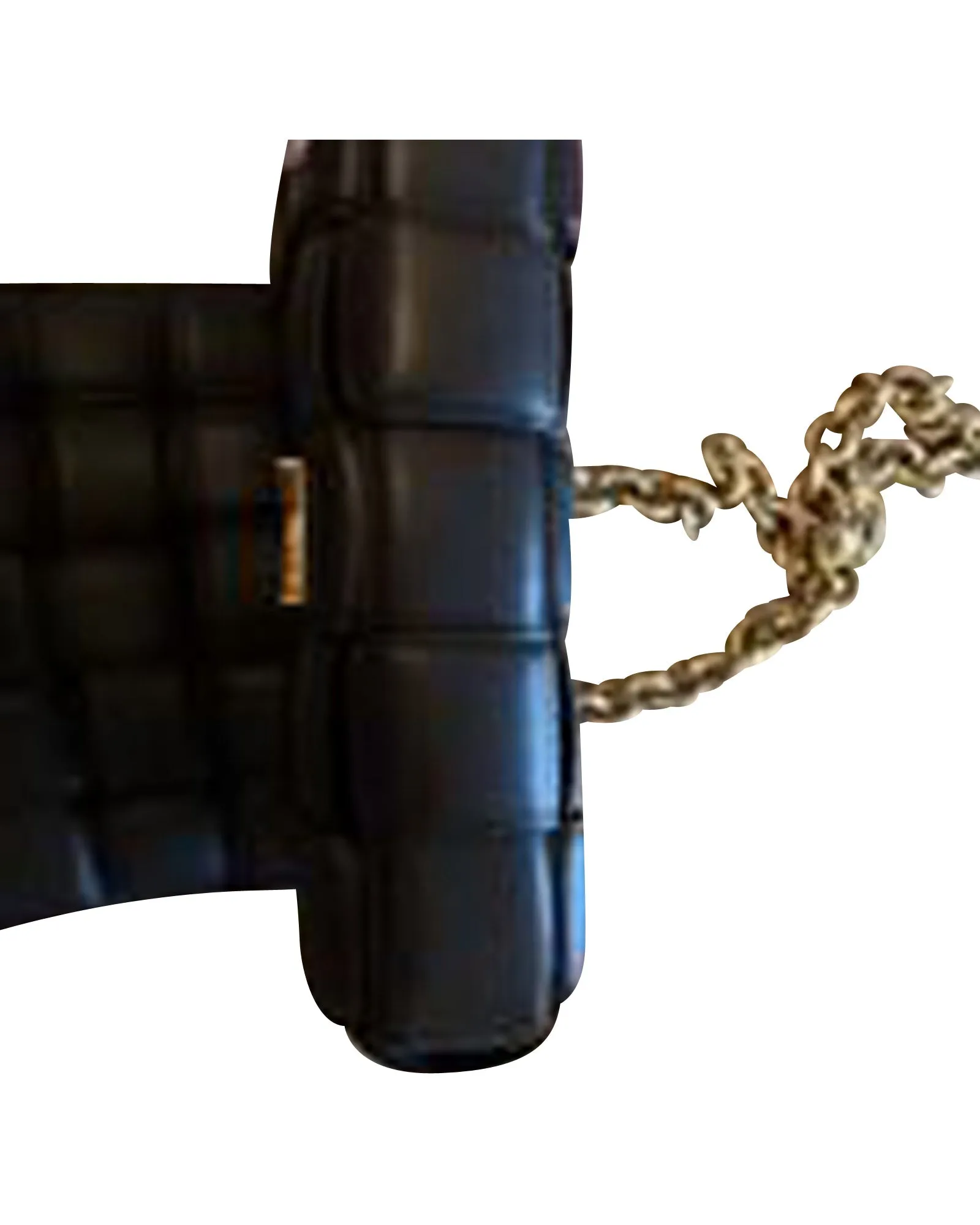 Bottega Veneta Chain Cassette Bag in Dark Brown Lambskin Leather