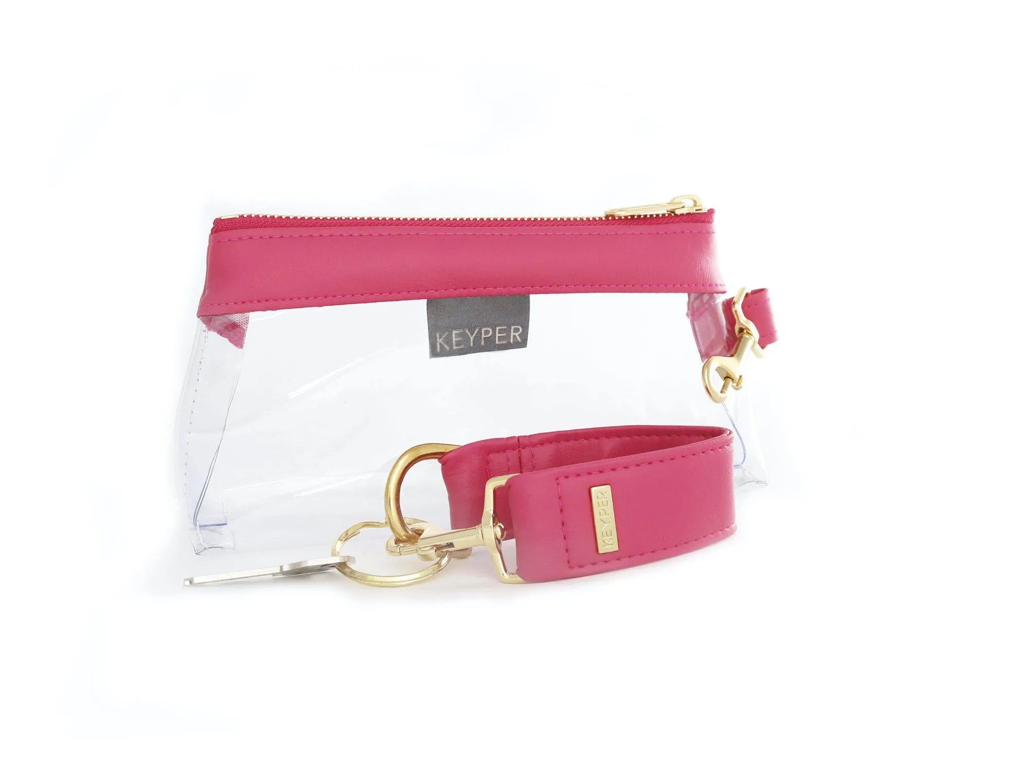 Bright Pink Vegan Leather 2-PIECE WRISTLET SET