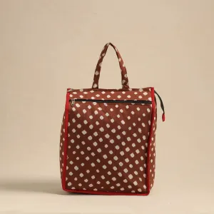 Brown - Eco-Friendly Handmade Cotton Handbag for Women 05
