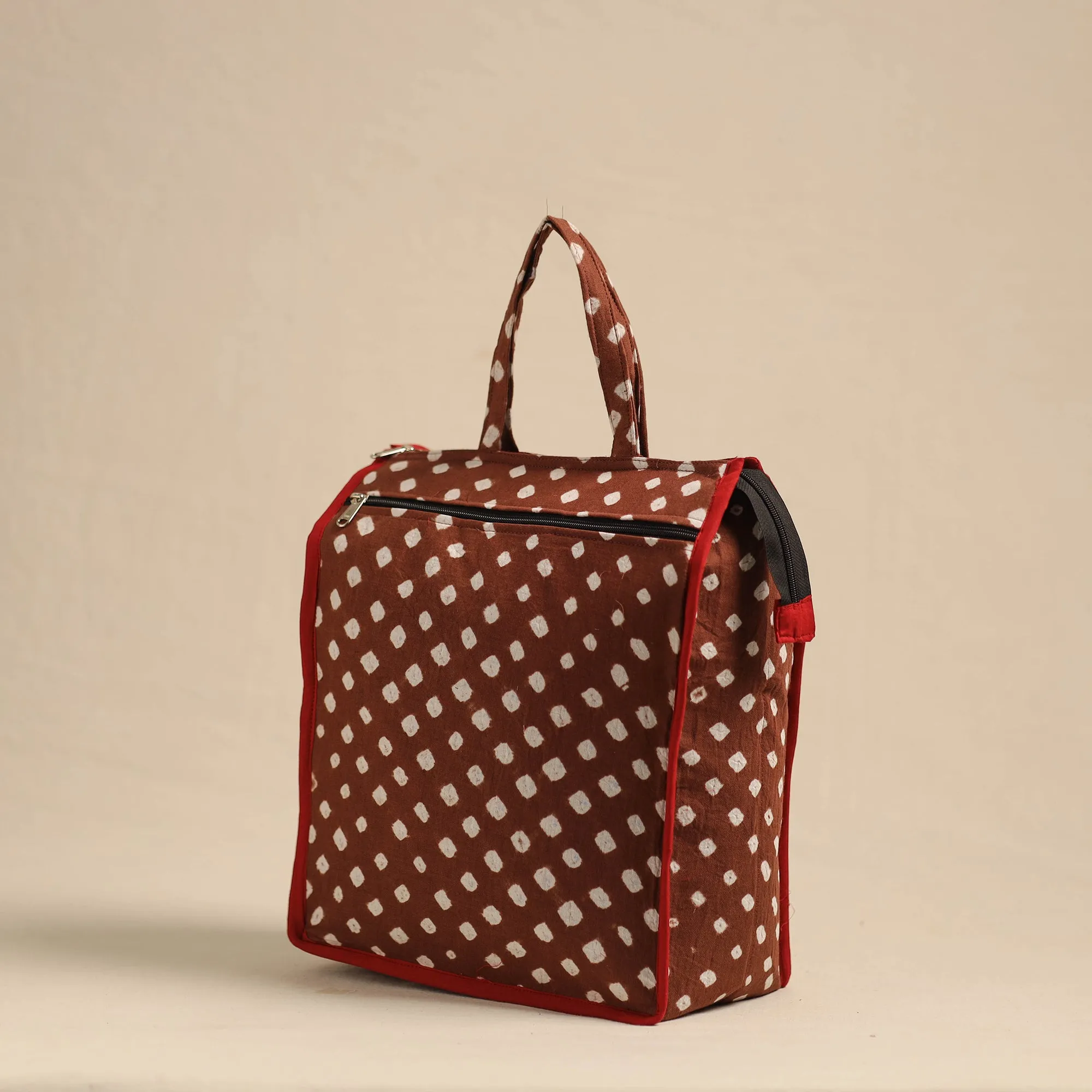 Brown - Eco-Friendly Handmade Cotton Handbag for Women 05