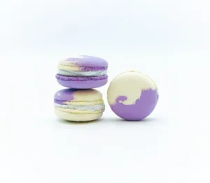 Butterfly Pea Vegan Macarons