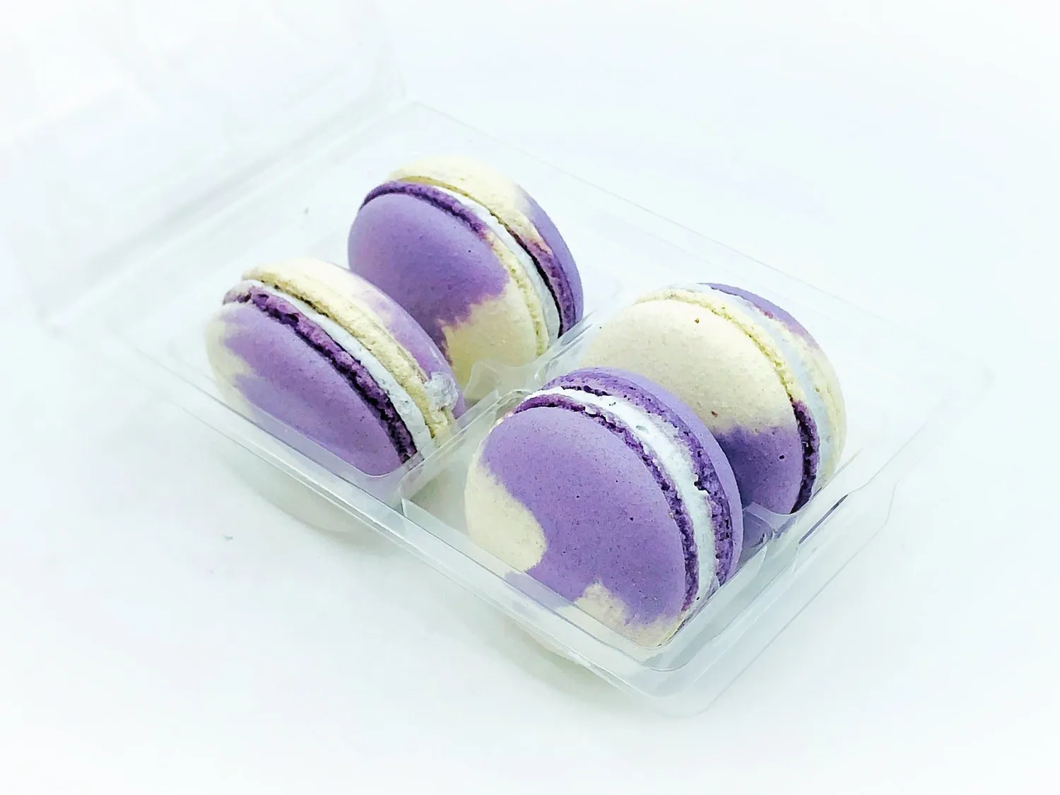 Butterfly Pea Vegan Macarons