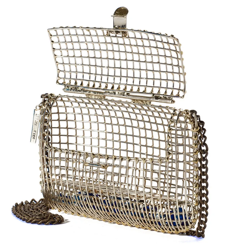 Cage Bag with Nazar Beads