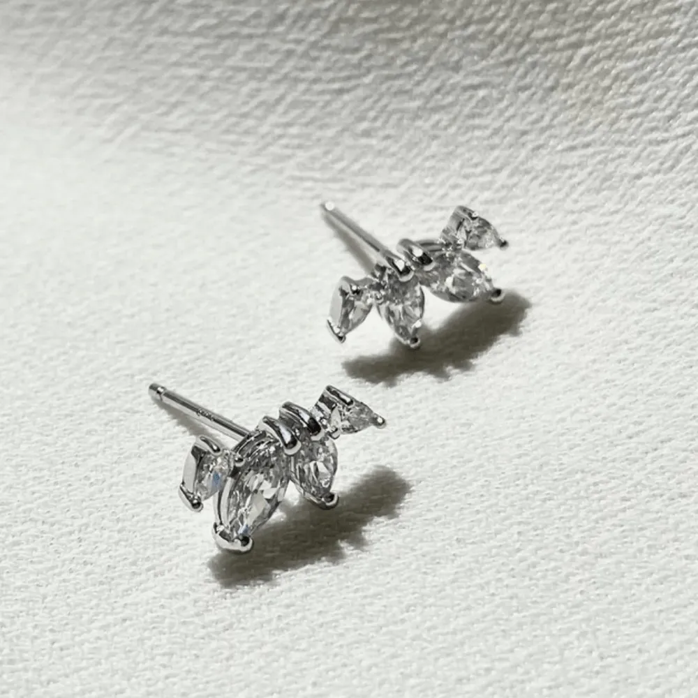 CARAT* London Kira Stud Earrings Sterling Silver