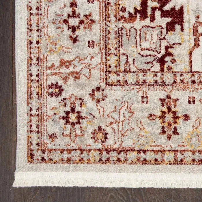 Carina CNA02 Brick/Silver Rug