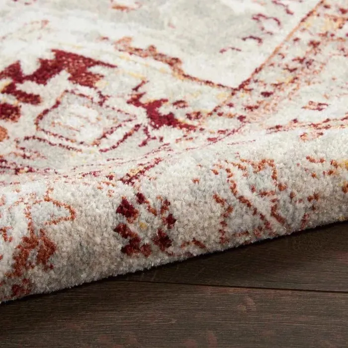 Carina CNA02 Brick/Silver Rug
