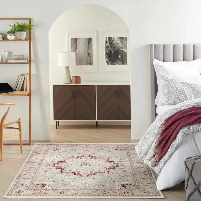 Carina CNA02 Brick/Silver Rug