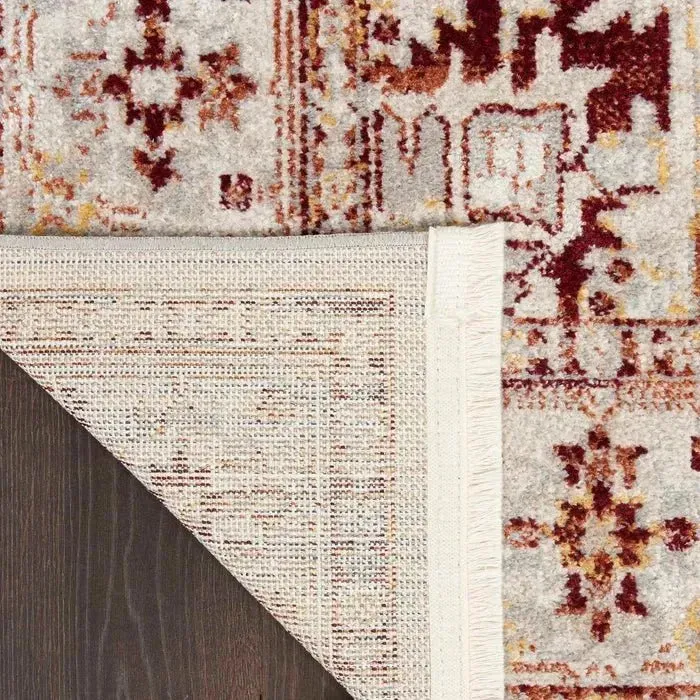 Carina CNA02 Brick/Silver Rug