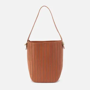 Catalina Hobo In Smooth Leather - Burnished Caramel