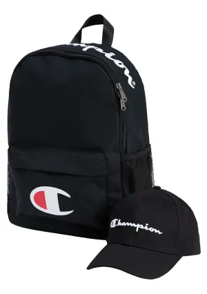 Champion Medium Backpack and Script Cap Pack