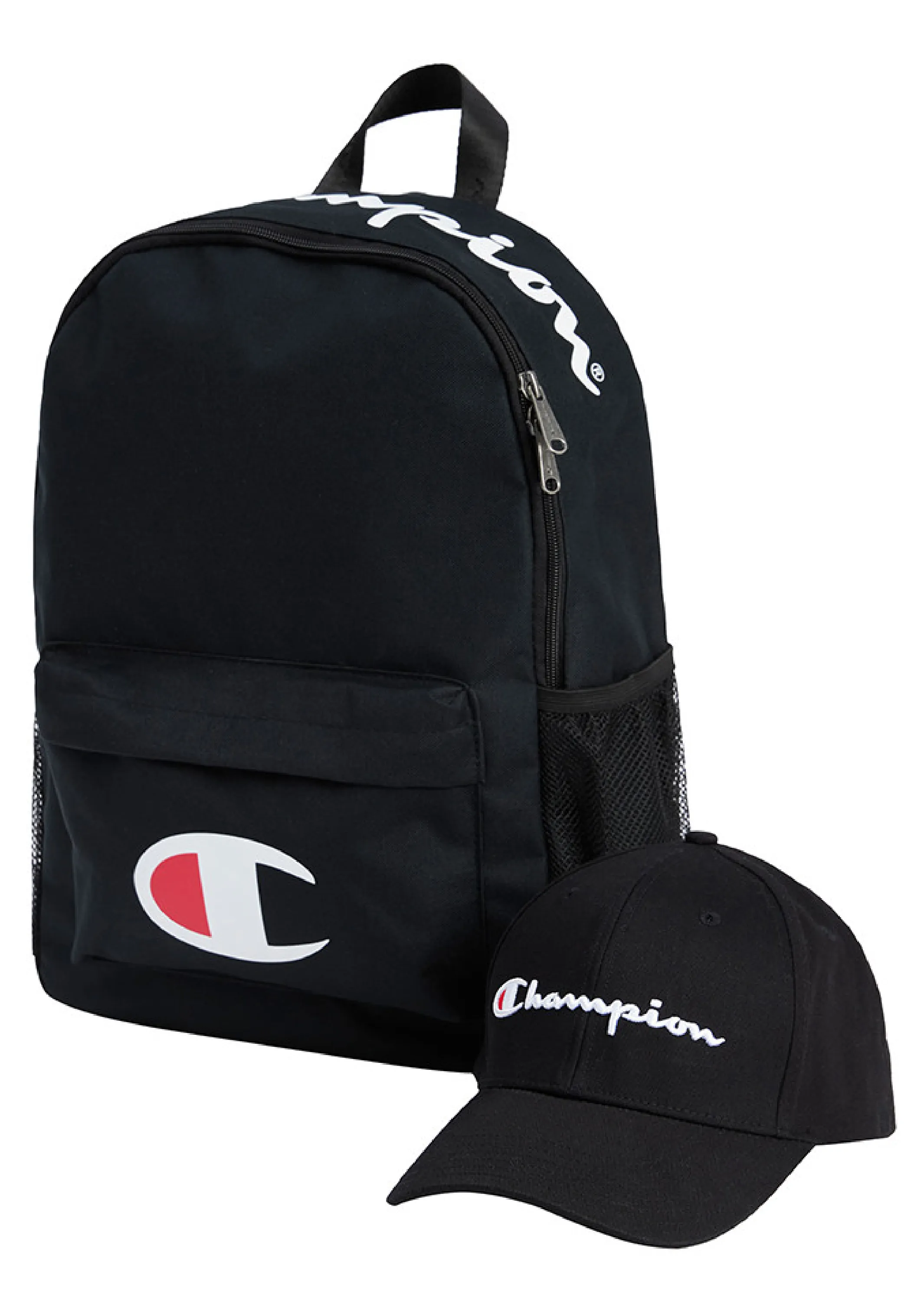 Champion Medium Backpack and Script Cap Pack