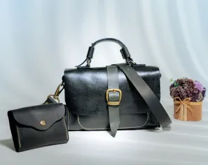 Charm Black Handbag Set