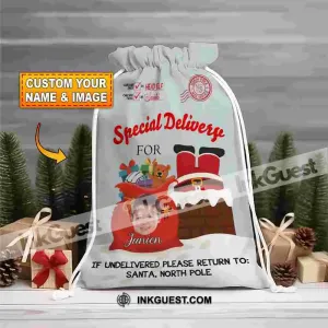 Christmas Santa Bag Personalized Christmas String Bag