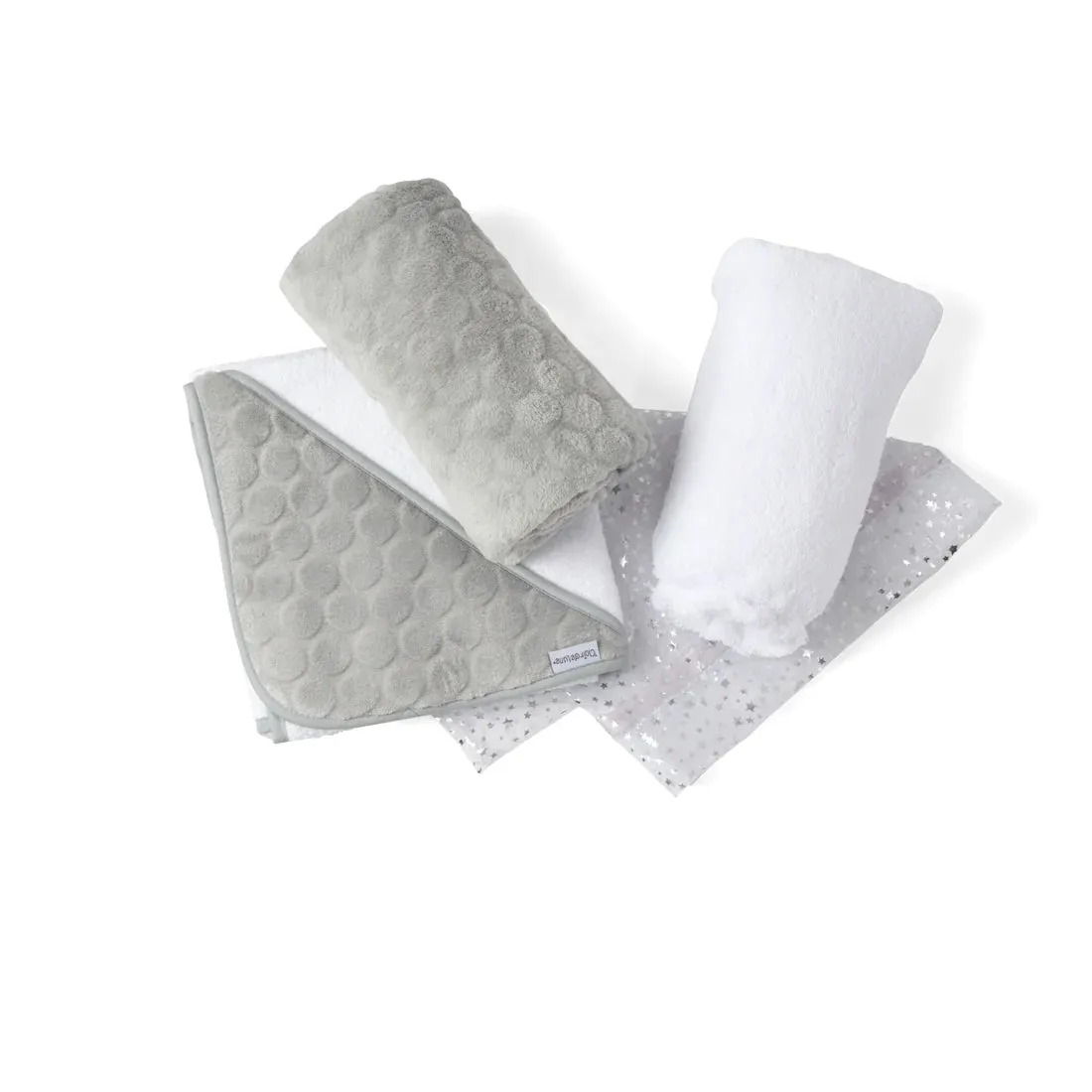 Clair De Lune Marshmallow Grey Baby Gift Set